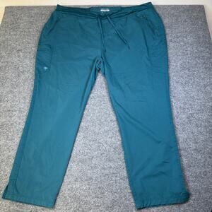 Healing Hands Purple Label Yoga Scrub Pants Toni - Teal Green - Women's Size 3X
